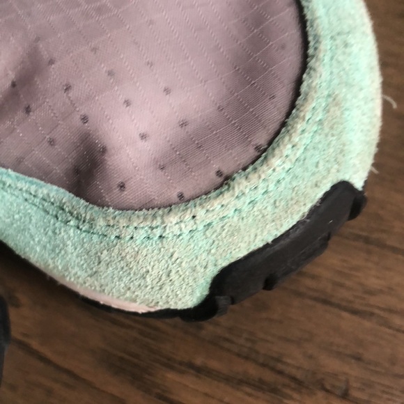 Nike mint green gray suede nylon sneakers men’s Sz 13 - Picture 5 of 12